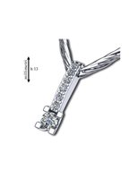 Collana Gemoro Donna in Oro bianco Diamante 0.16 Ct PB1632BIA09 - PB1632BIA09